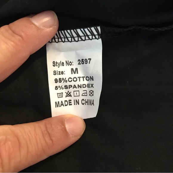 SISTER Fashion Black Basic Women T-Shirt Size M Cotton Short Sleeve Round Neck - Picture 7 of 9